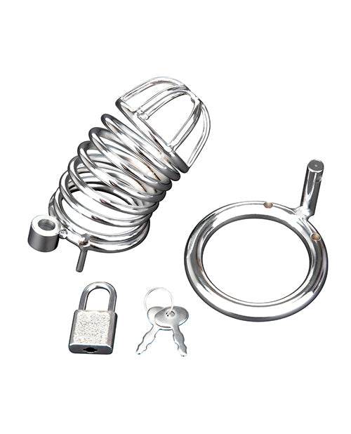 Blue Line Deluxe Chastity Cage - SEX LOVE DOLLS