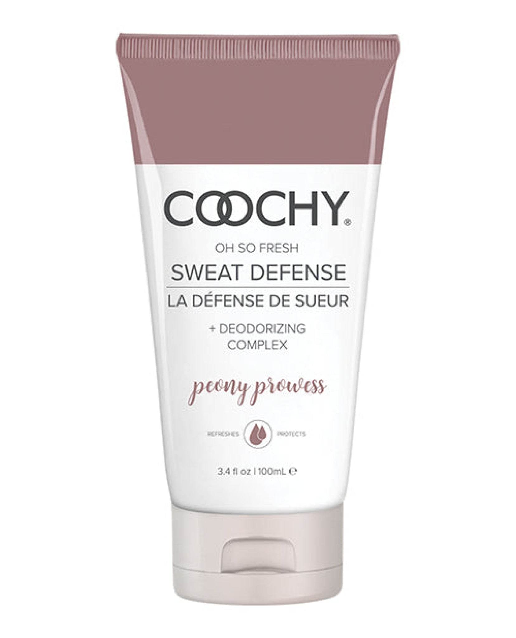 Coochy Sweat Defense Protection Lotion - 3.4 Oz Peony Prowess - SEX LOVE DOLLS