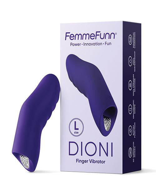 Femme Funn Dioni Wearable Finger Vibe - Dark Purple - SEX LOVE DOLLS