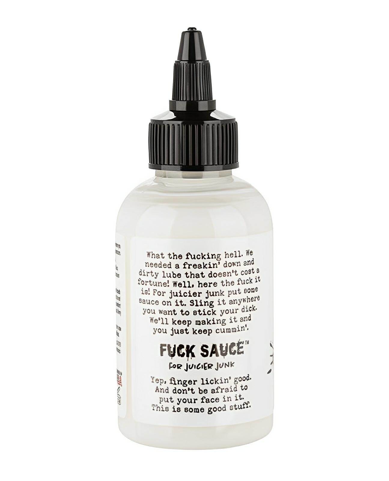 Fuck Sauce Cum Scented Lubricant - 4 Oz - SEX LOVE DOLLS