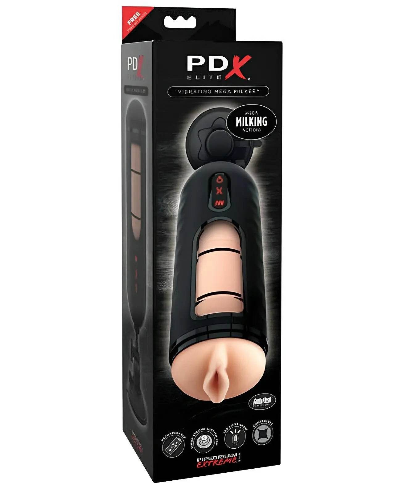 Pdx Elite Vibrating Mega Milker Stroker - SEX LOVE DOLLS