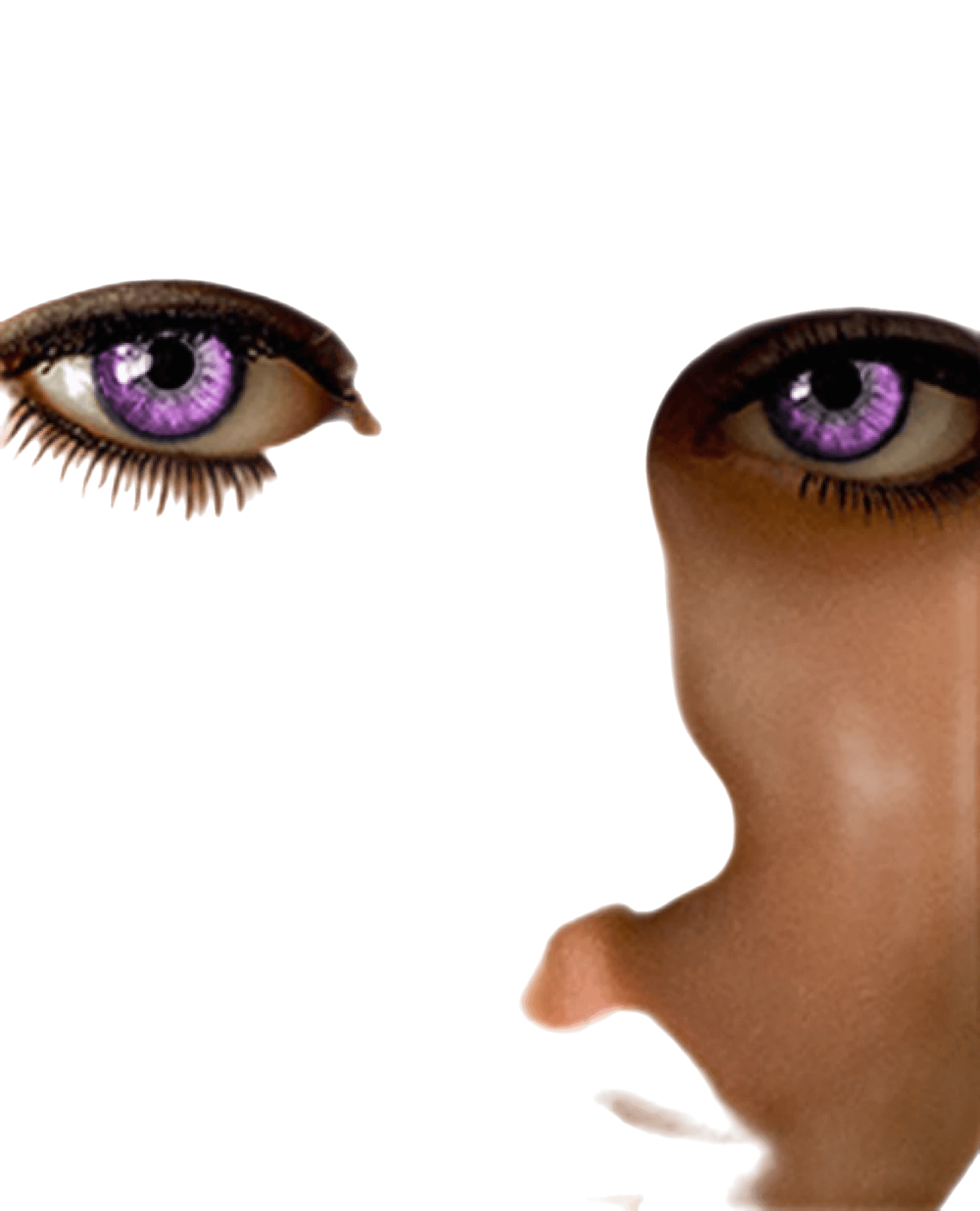 Violet Replacement Eyes For Sex Dolls - SEX LOVE DOLLS