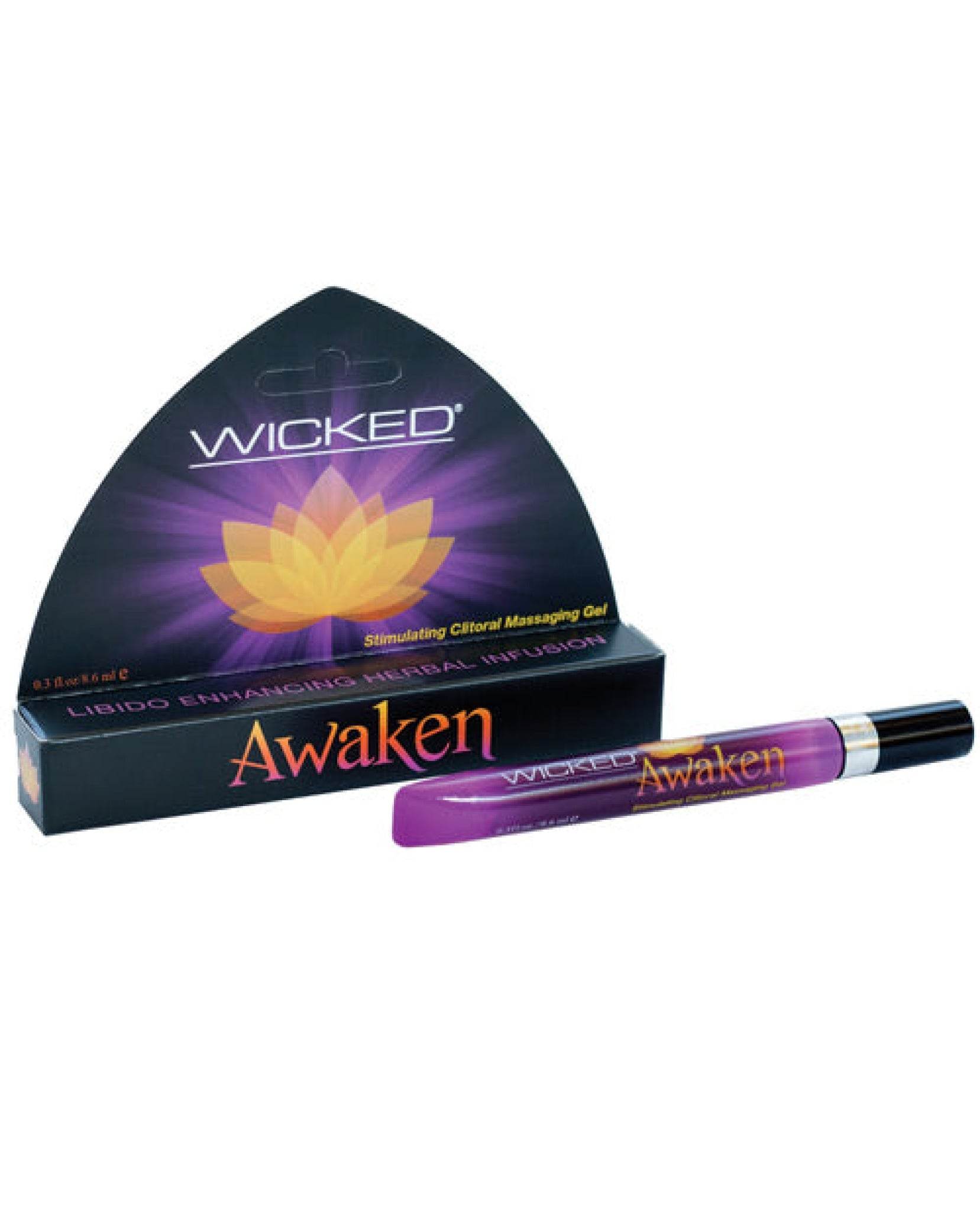 Wicked Sensual Care Awaken Stimulating Clitoral Massaging Gel - .3 Oz - SEX LOVE DOLLS